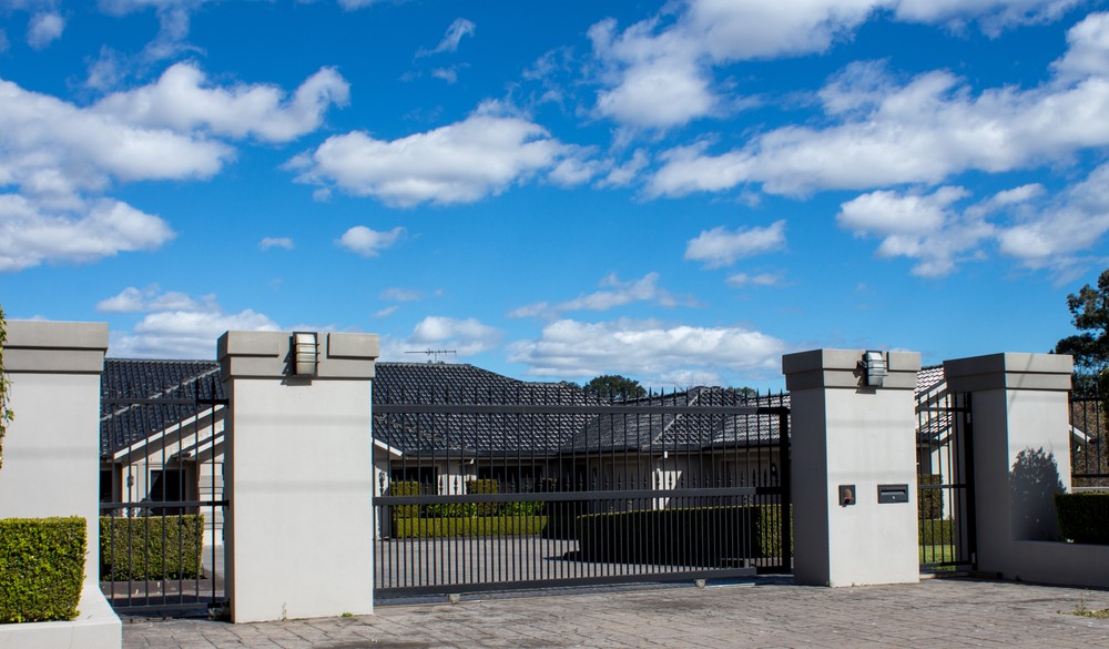 wrought iron security gates